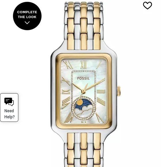 Fossil Two-Tone Stainless Steel Watch - Picture 1 of 5